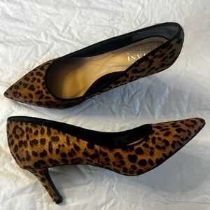 Alfani Brown Leopard Print Heels